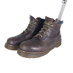 Dr. Martens Men's VTG 939 US11 Uk10 Brown Leather Lace-Up Ankle Combat Boots
